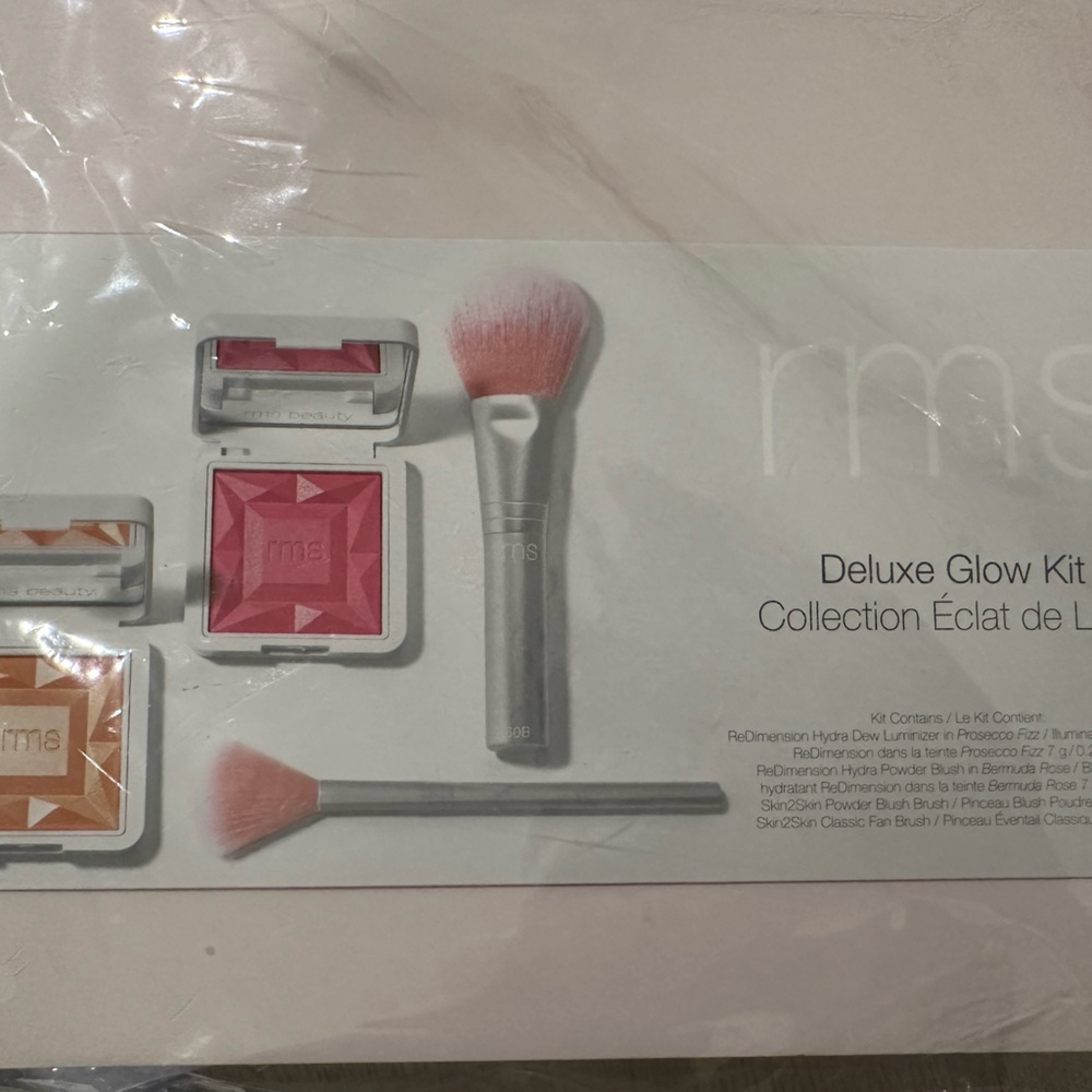 NWT RMS Beauty Deluxe Glow Kit Pink and Gold Makeup Duo - Picture 3 of 5
